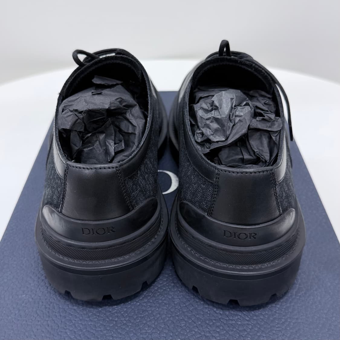 [S+급/250] 디올 오블리크 익스플로러 더비슈즈  블랙 상품이미지7