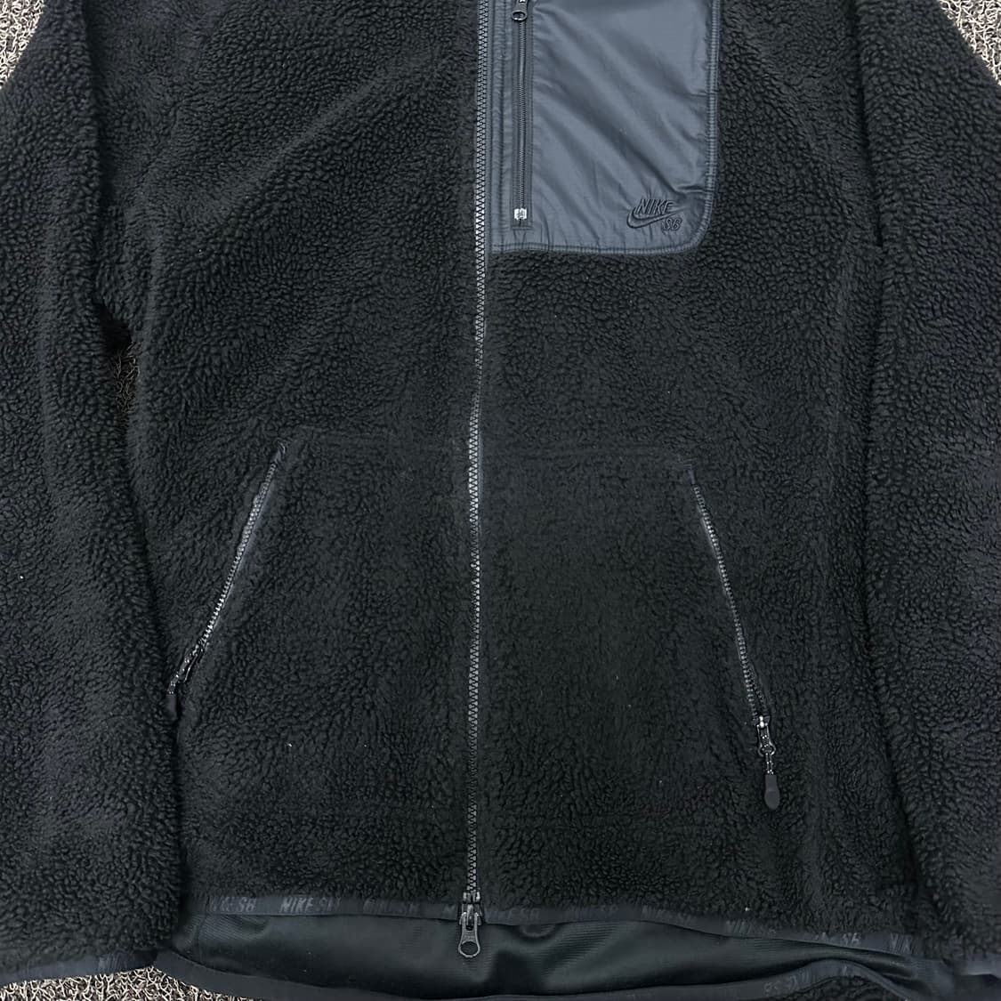 NIKE 나이키 뽀글이 후리스 자켓 블랙 M 상품이미지3