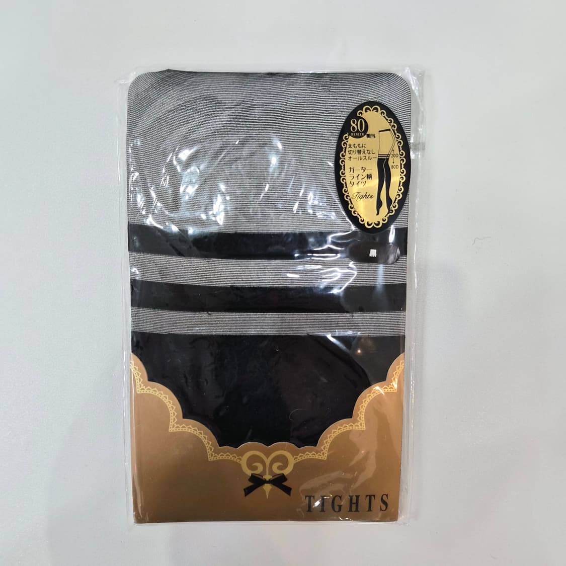 tutuanna 블랙 라인 팬티스타킹 상품이미지1