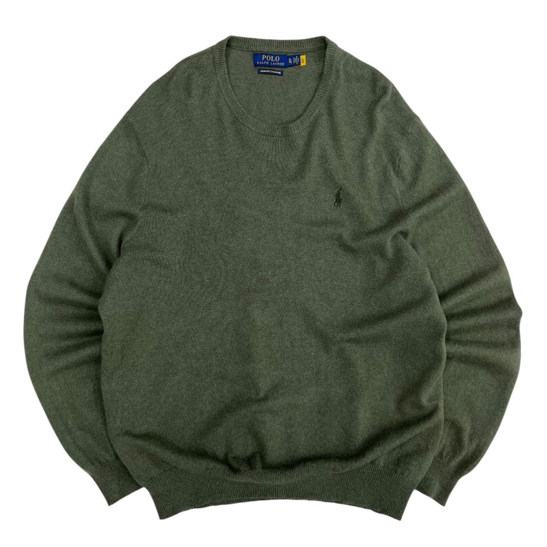 폴로 랄프로렌 카키포니 캐시미어 카키 니트 XL 상품이미지2