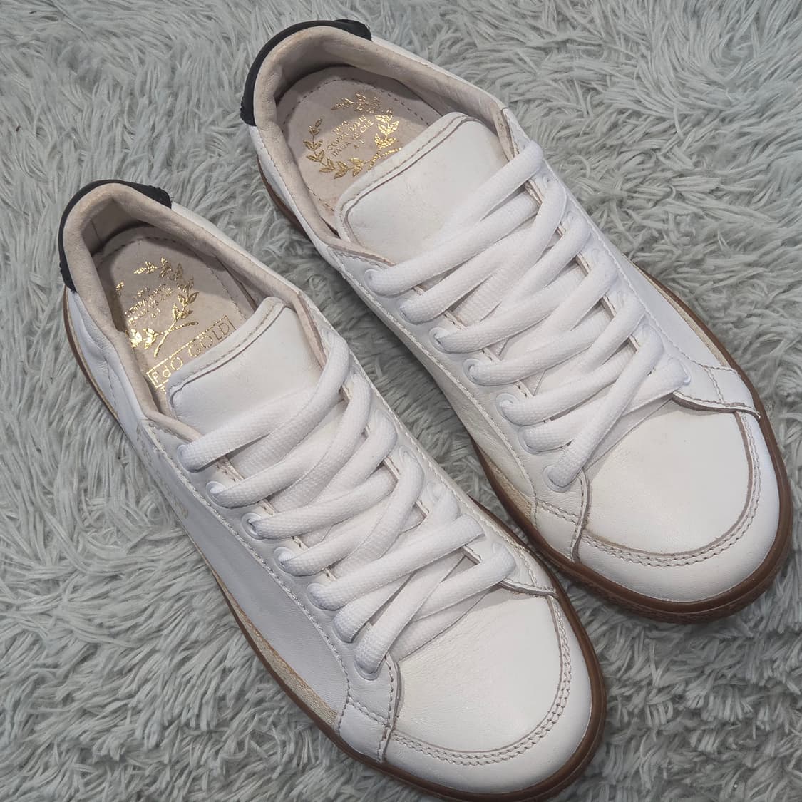 1w-11:피디오 골드 탑 스핀 화이트 검솔 235cm 상품이미지6