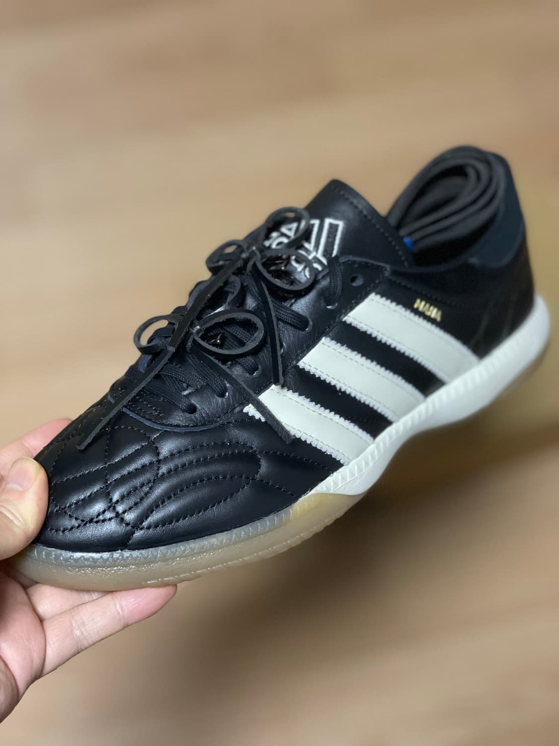 [260] 아디다스 X 네이키드 마하 삼바 코어 블랙(✨새상품) 상품이미지2