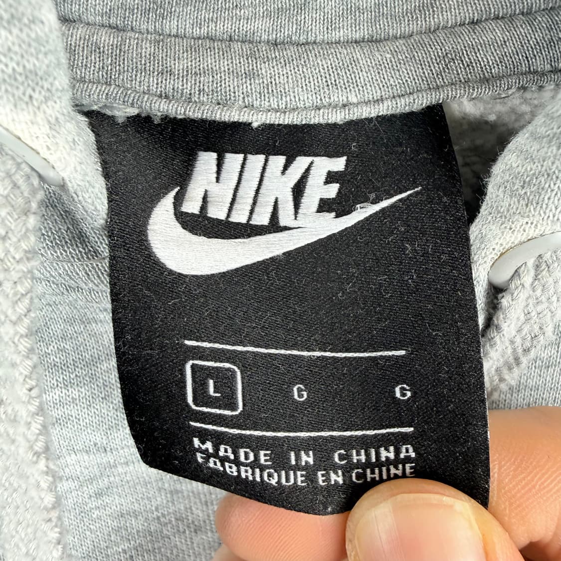 (M) 나이키 퓨추라 후드 티 그레이 상품이미지3