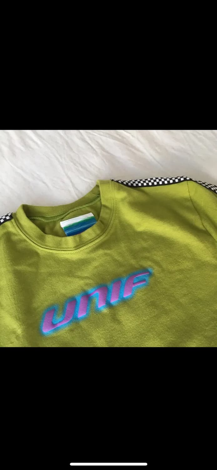 unif 정품 크롭 더비 탑 xs 상품이미지5