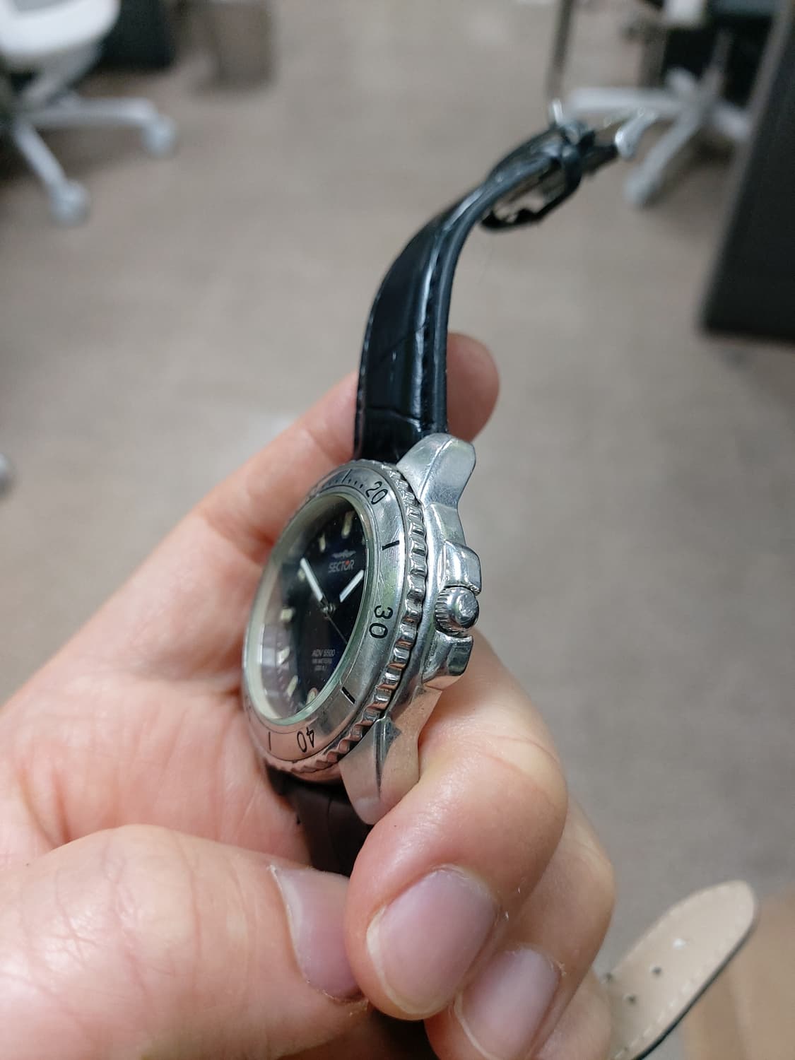 SECTOR ADV 5500 남성 가죽 시계 상품이미지2