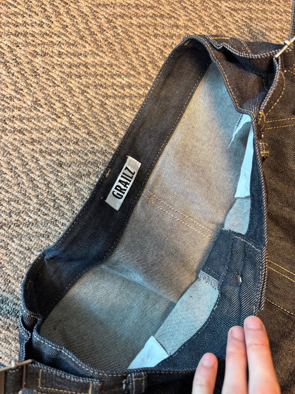 그레일즈 코인서울 더블니 카펜터 데님 팬츠 size 2 상품이미지4