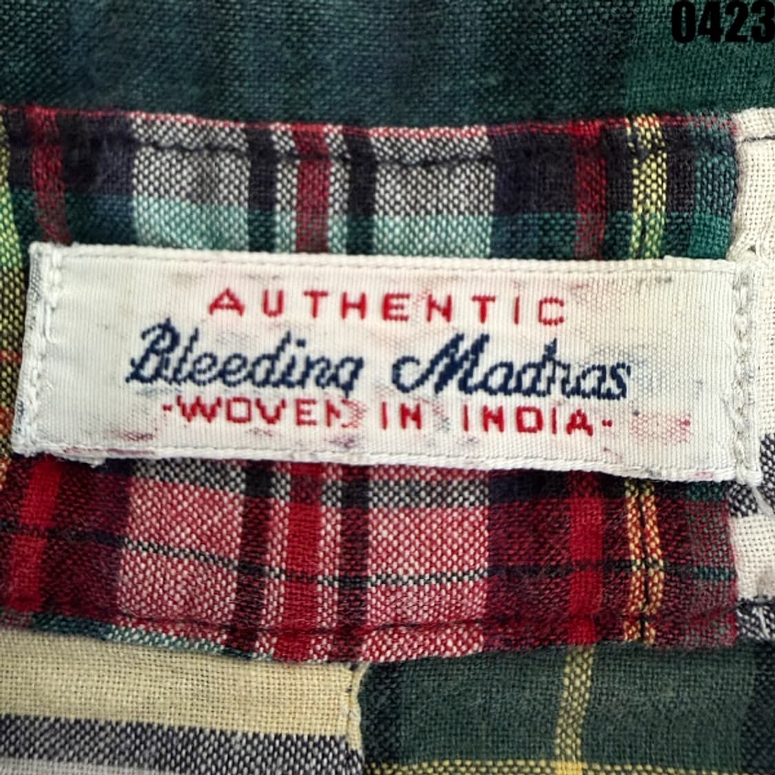 폴로 랄프로렌 블리딩 마드라스 패치워크 셔츠 S 0423 상품이미지4