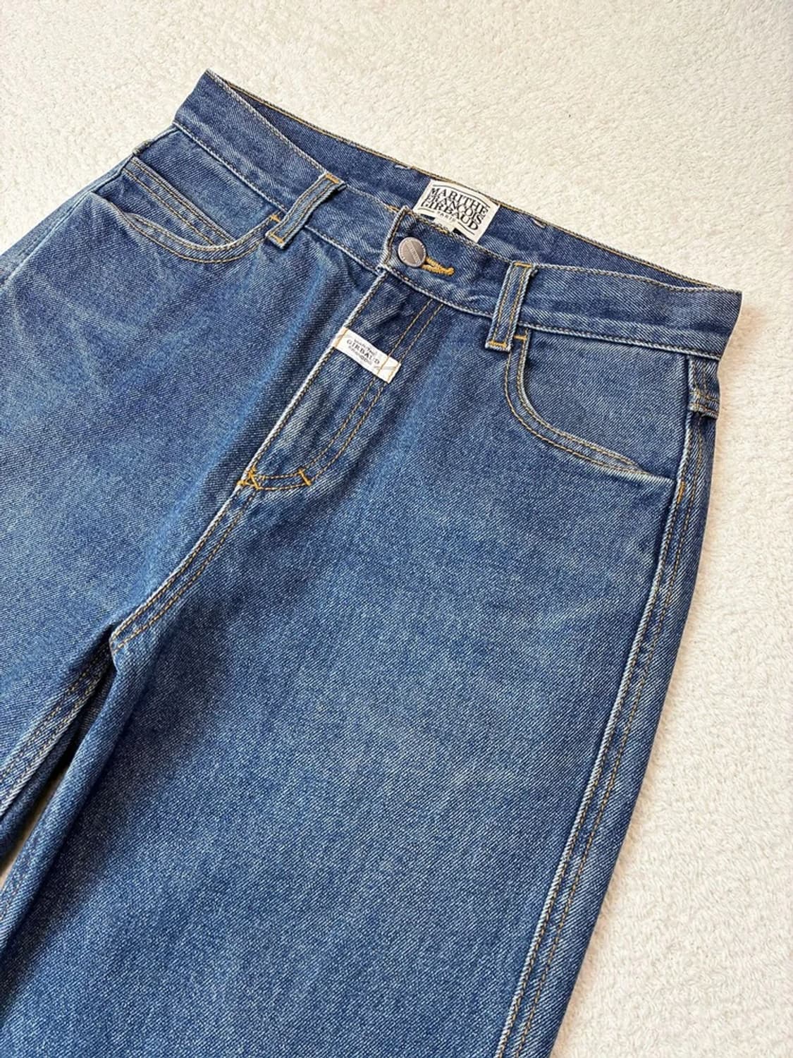 마리떼프랑소와저버 우먼스 테이퍼드핏 데님 팬츠 PN6197 상품이미지2