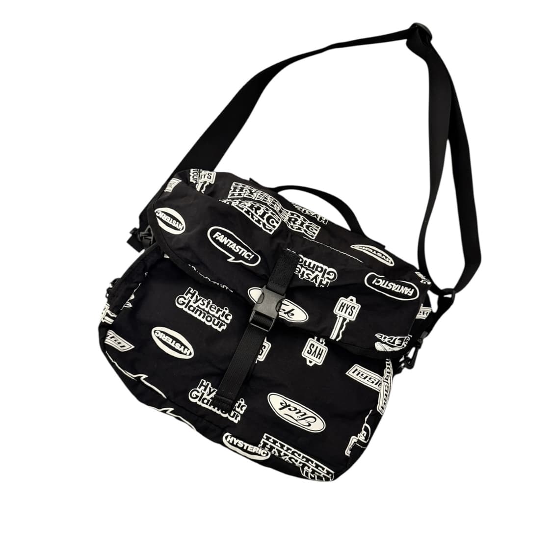히스테릭글래머 프린티드 숄더백 블랙 상품이미지1