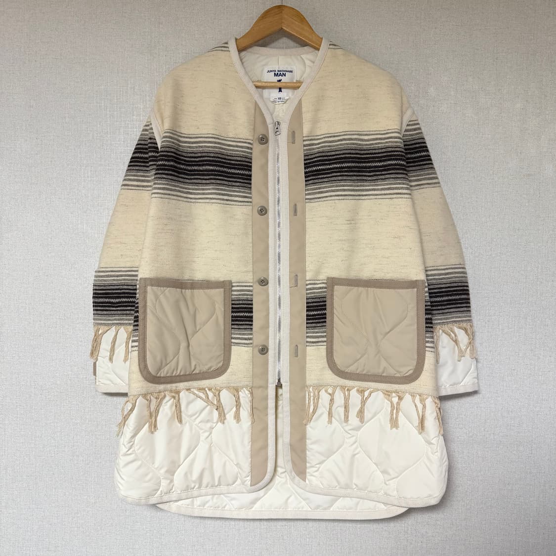 [XS]준야와타나베 자미로콰이 22AW 자미로콰이 니트도킹 라이너 파카 상품이미지2