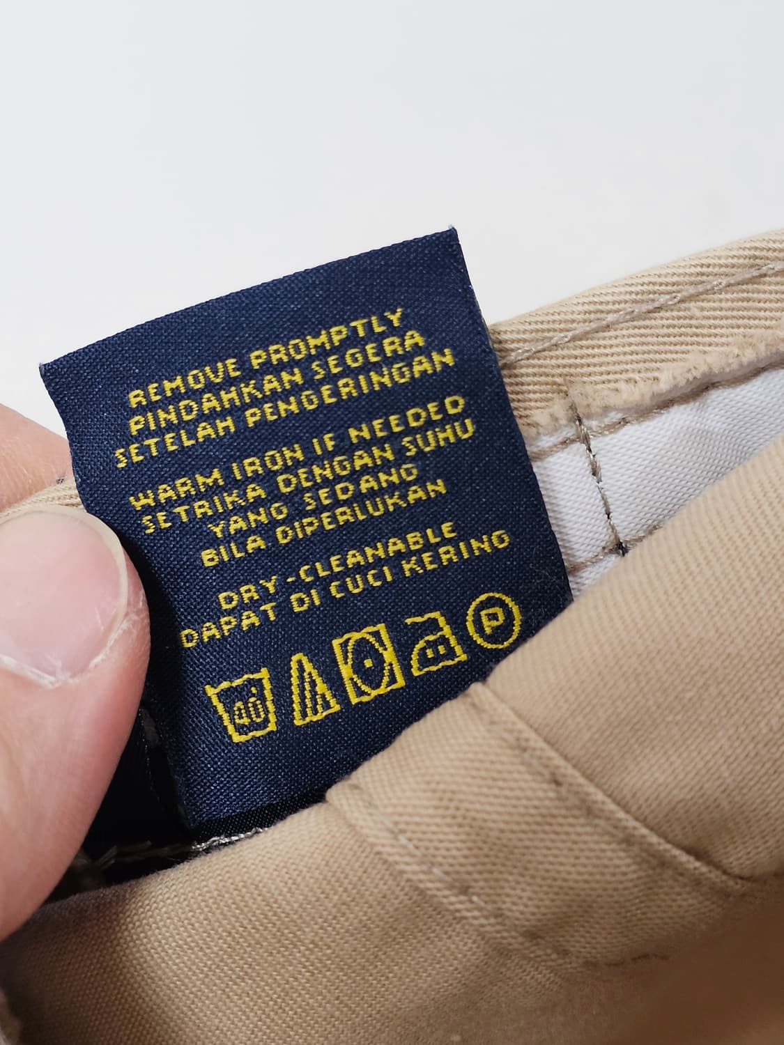 폴로 랄프로렌 베이지 코튼 치노 볼캡 상품이미지8