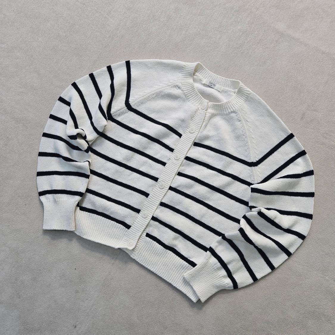 85 탑텐 여성 스트라이프 니트 가디건 0327Y 상품이미지1