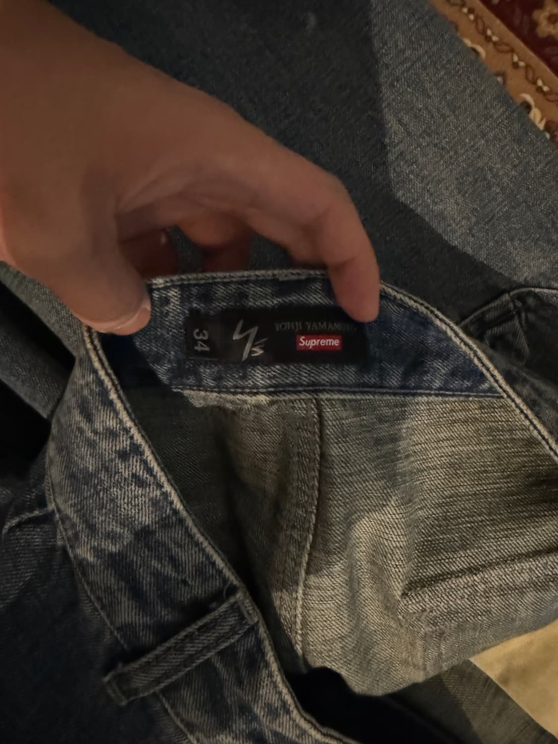 슈프림 요지야마모토 25fw 팬츠 34 상품이미지3