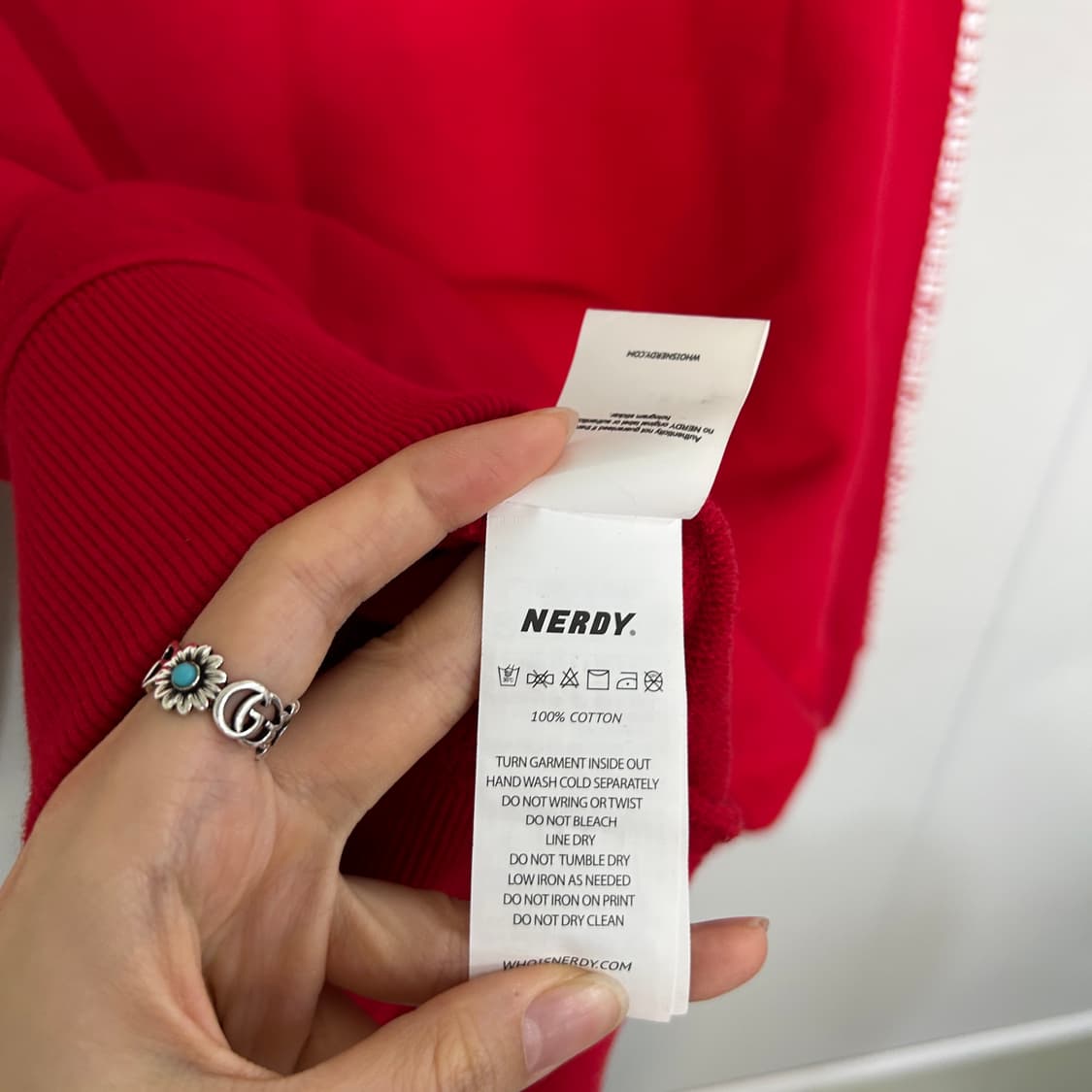 널디 스카치 라인 오버핏 후드티 S 남녀공용 상품이미지4