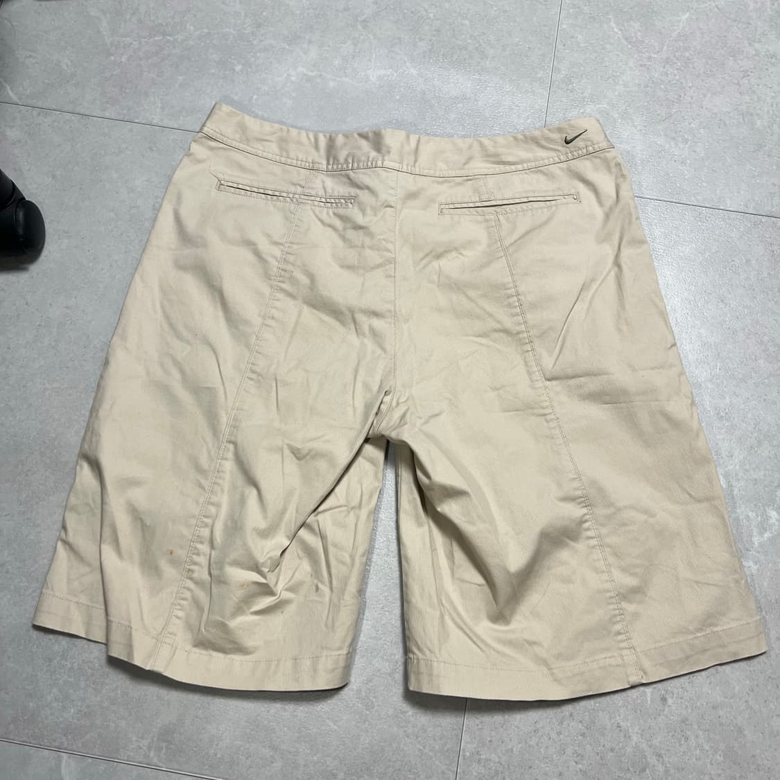 [XL] 00s 나이키 빈티지 베이지색 반바지 상품이미지3