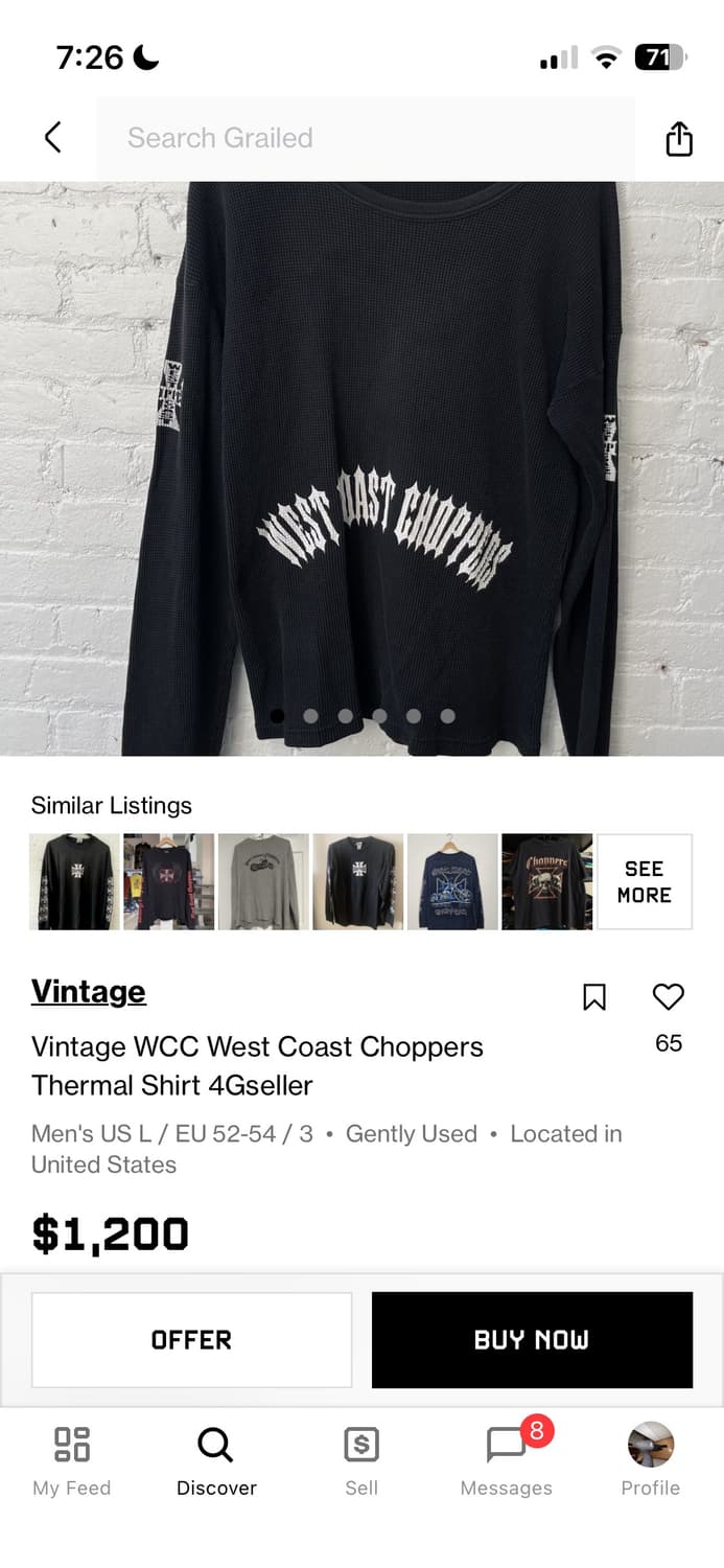 웨스트 코스트 챠퍼 와플 롱슬리브 상품이미지6