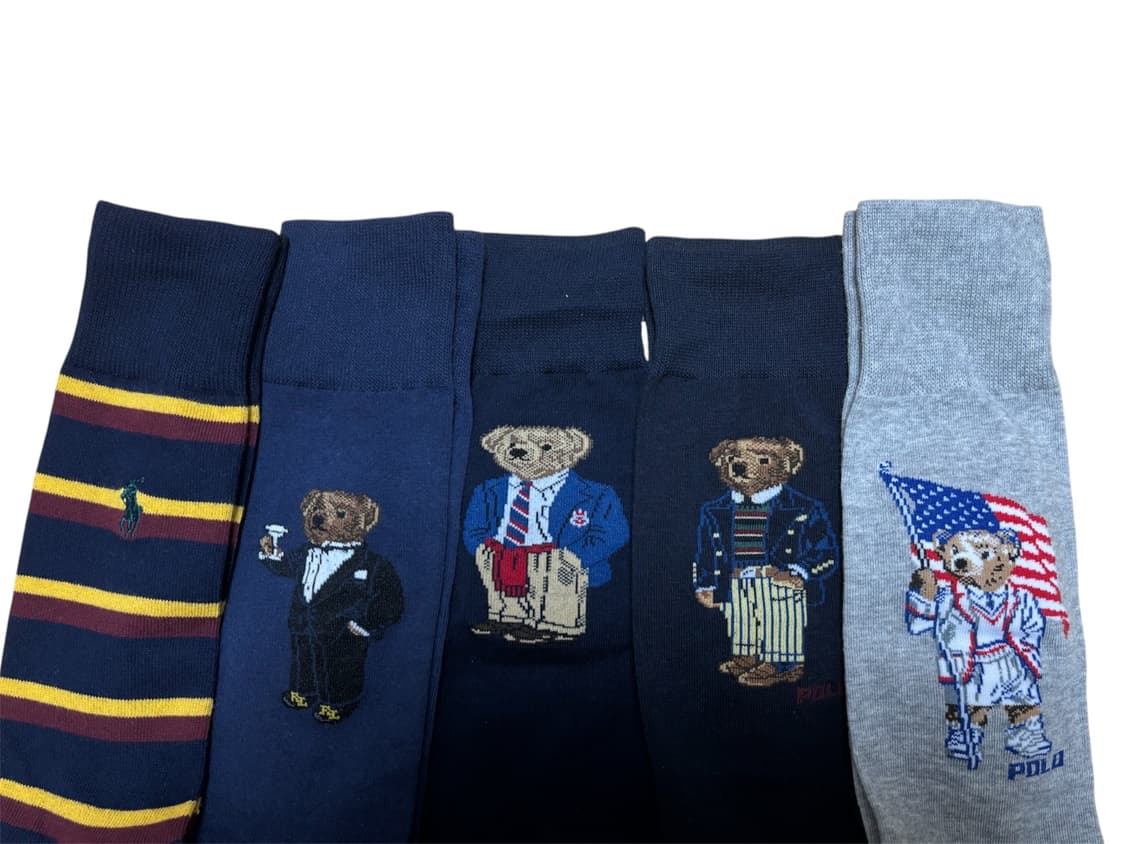  폴로 랄프로렌 남성 장목 양말 세트 상품이미지2