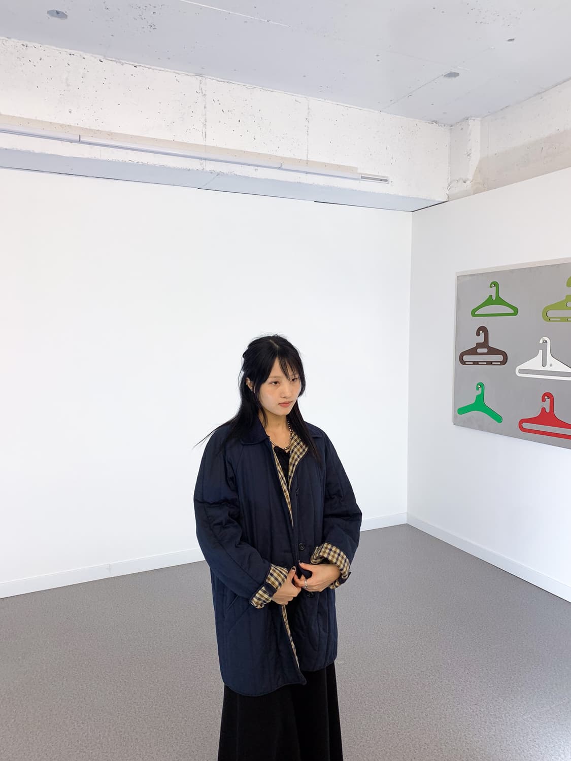 아쿠아스큐텀 퀼팅 자켓 100  상품이미지4