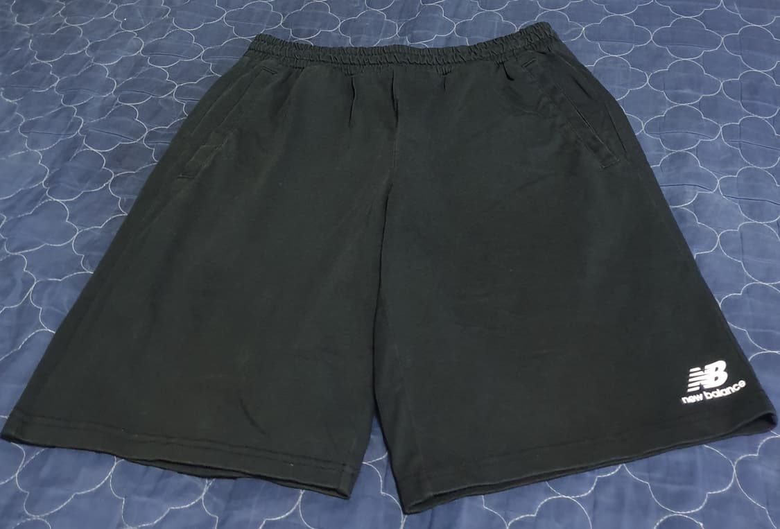 뉴발란스 트레이닝 반바지 블랙 (L) 상품이미지1