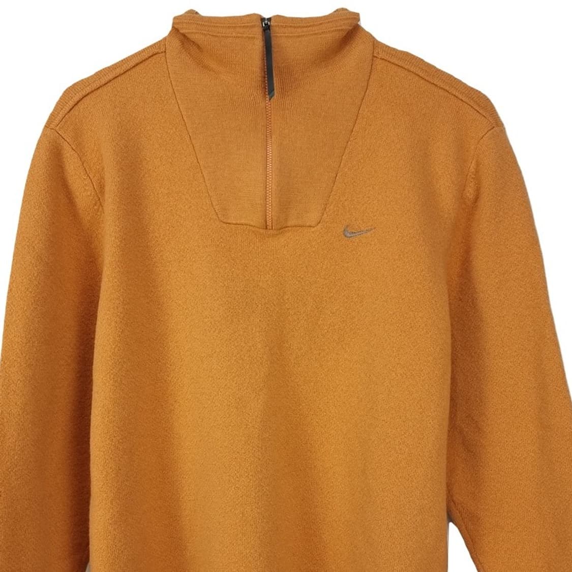 [나이키] 스우시 자수 하프집업 반집업 골프 니트 머스타드 M18779 상품이미지4