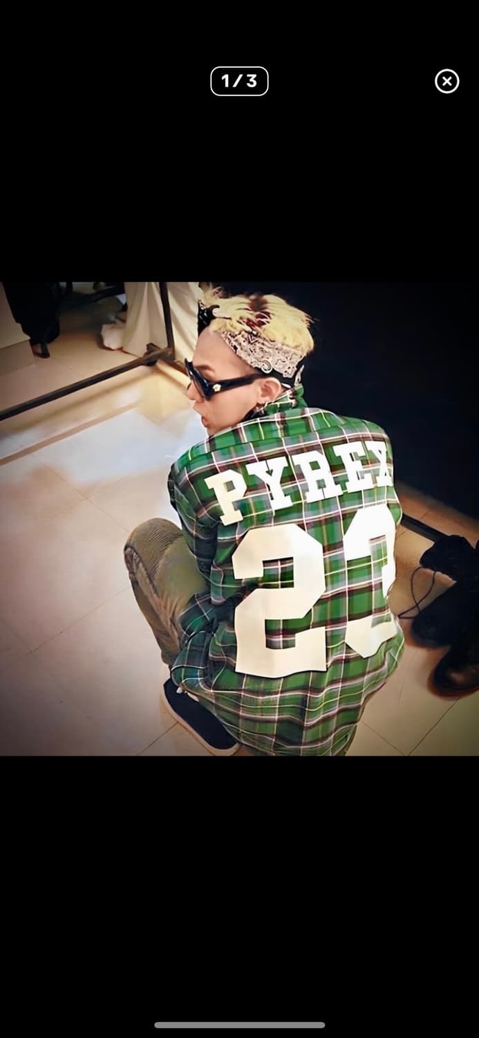 파이렉스 비전 23  폴로랄프로렌 체크셔츠 gd착 버질아블로 상품이미지1