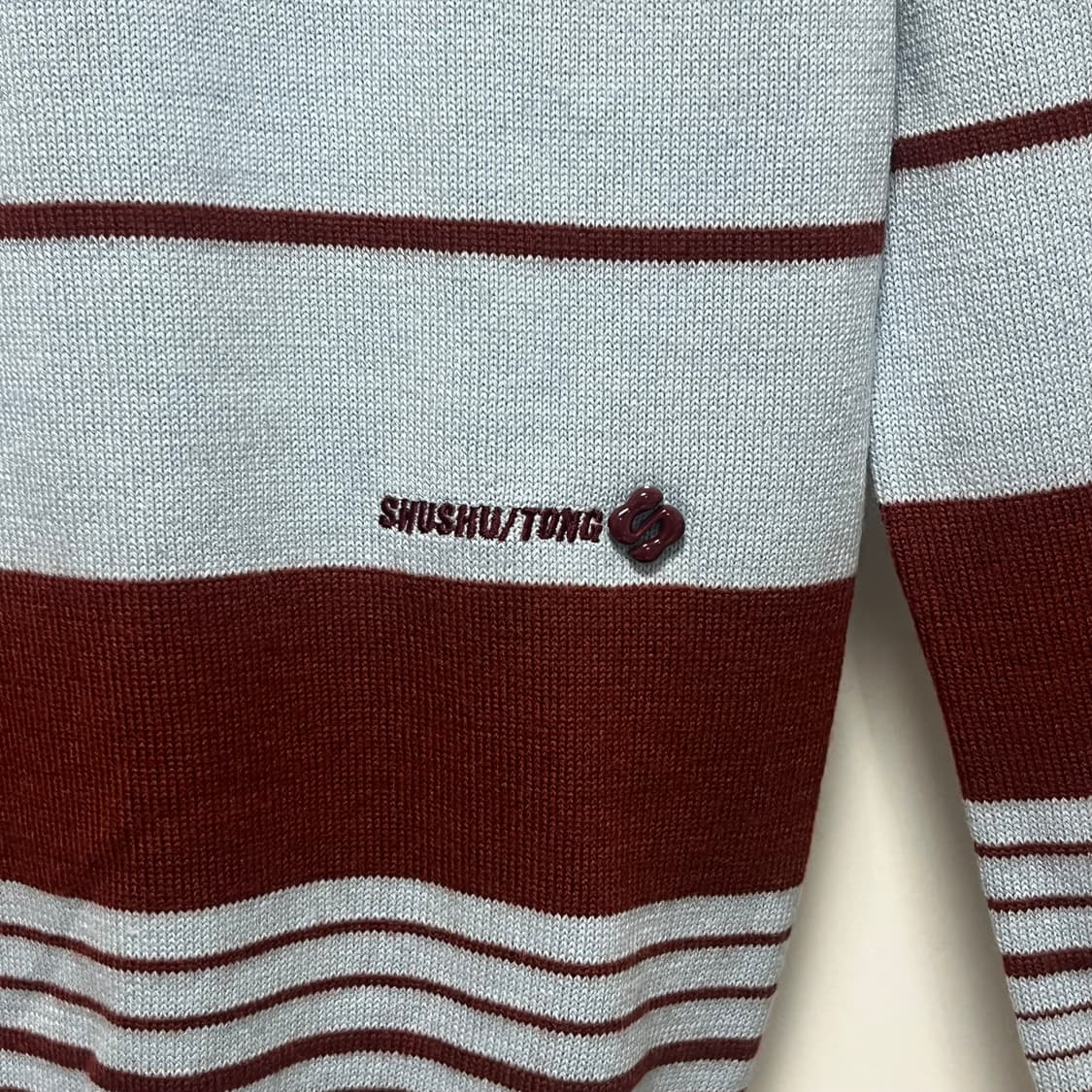 [8,10]슈슈통 25fw 스트라이프 폴로 니트 상품이미지2