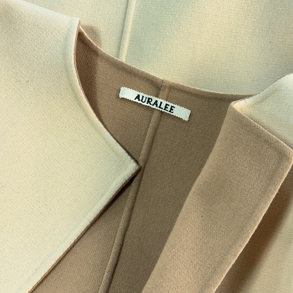 오라리 AURALEE 멜튼 노칼라 블루종 재킷 상품이미지6