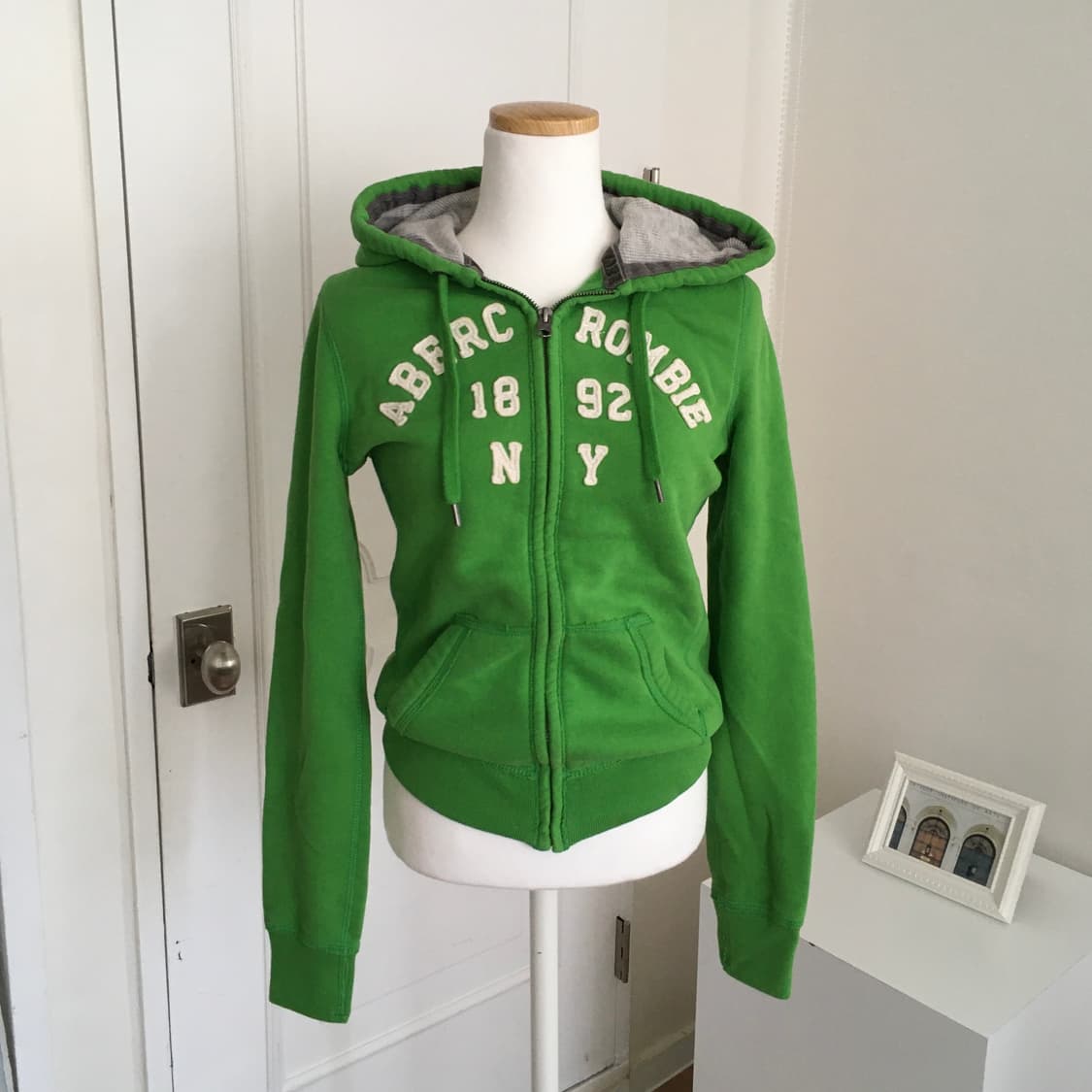 아베크롬비 y2k 그린 후드집업 상품이미지1