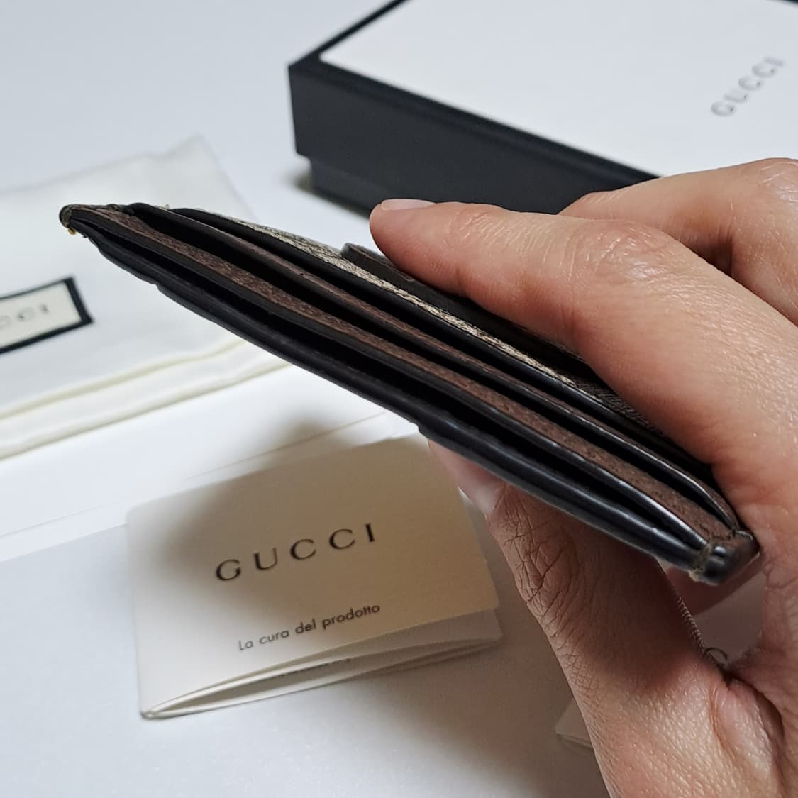 [100%/정품] 구찌 네오 슈프림 카드지갑 풀박스,구찌지갑,구찌카드지갑 상품이미지8