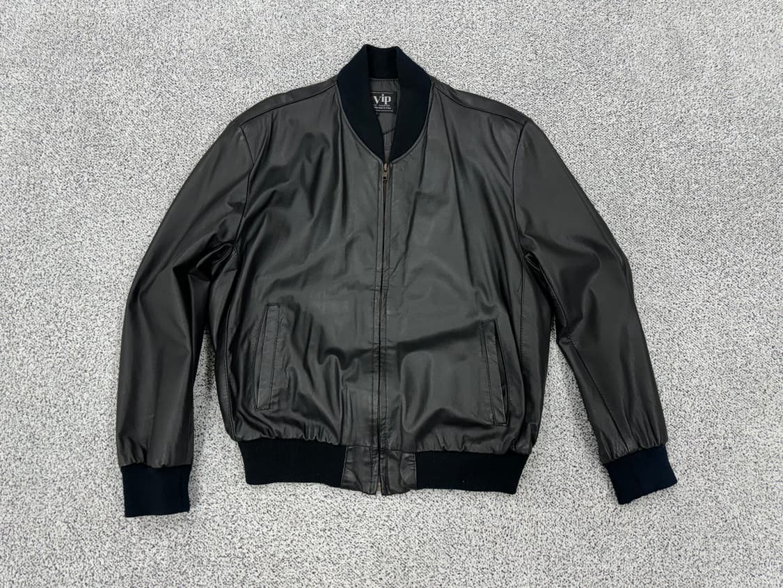 카우레더 블루종자켓 상품이미지1