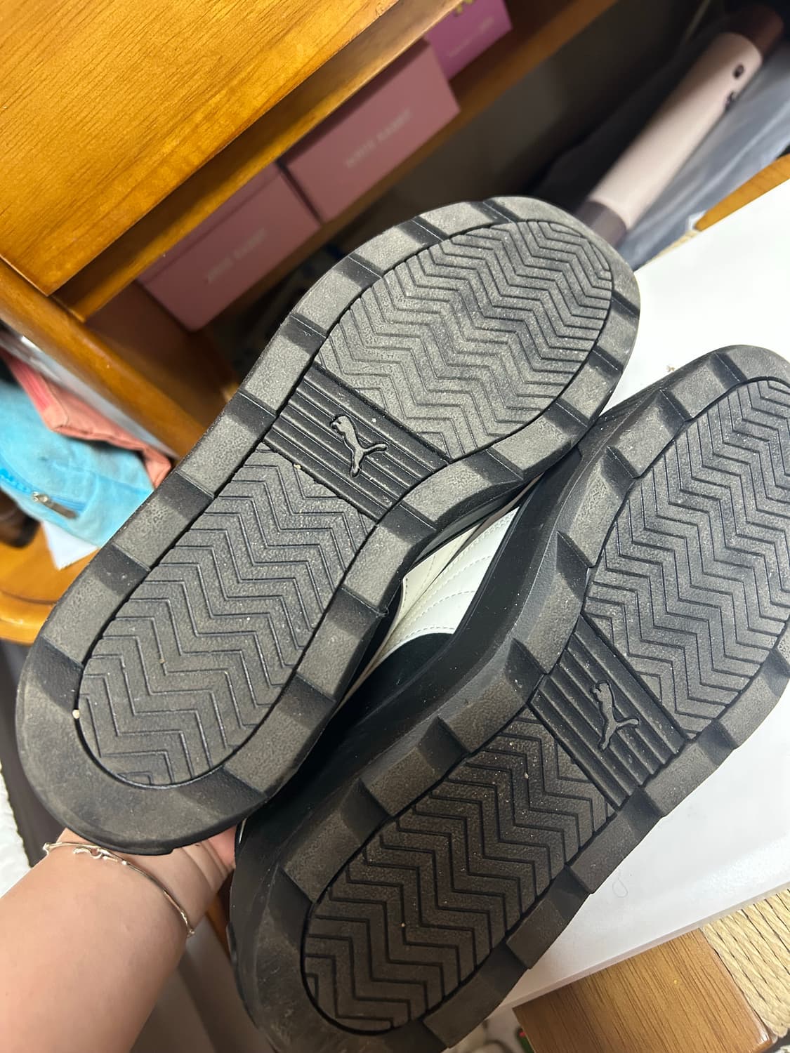 푸마 스웨이드 코트 플랫폼 스니커즈 (245) 상품이미지7