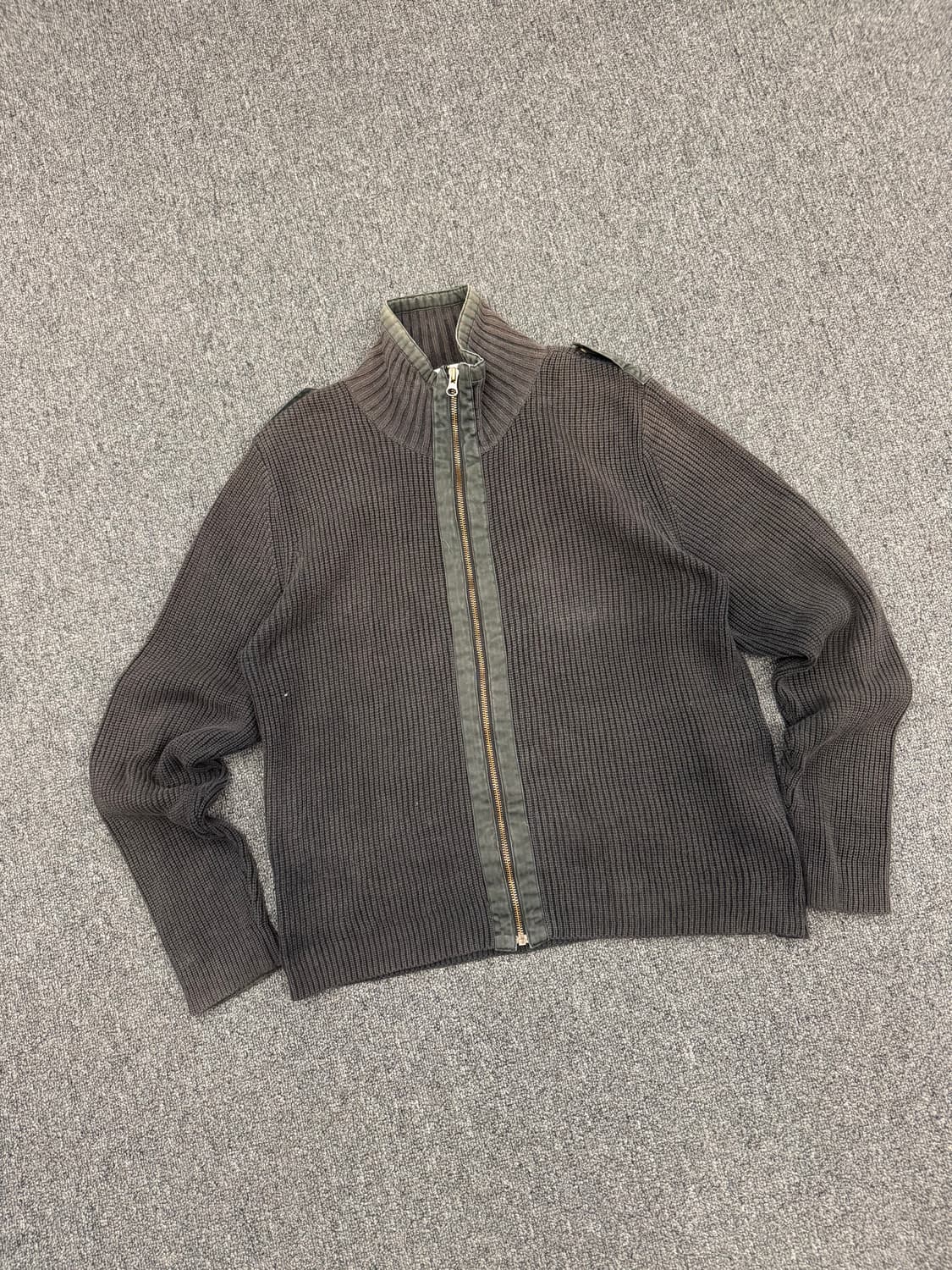 M)BUONA GIRNATA 빈티지 니트집업 상품이미지2