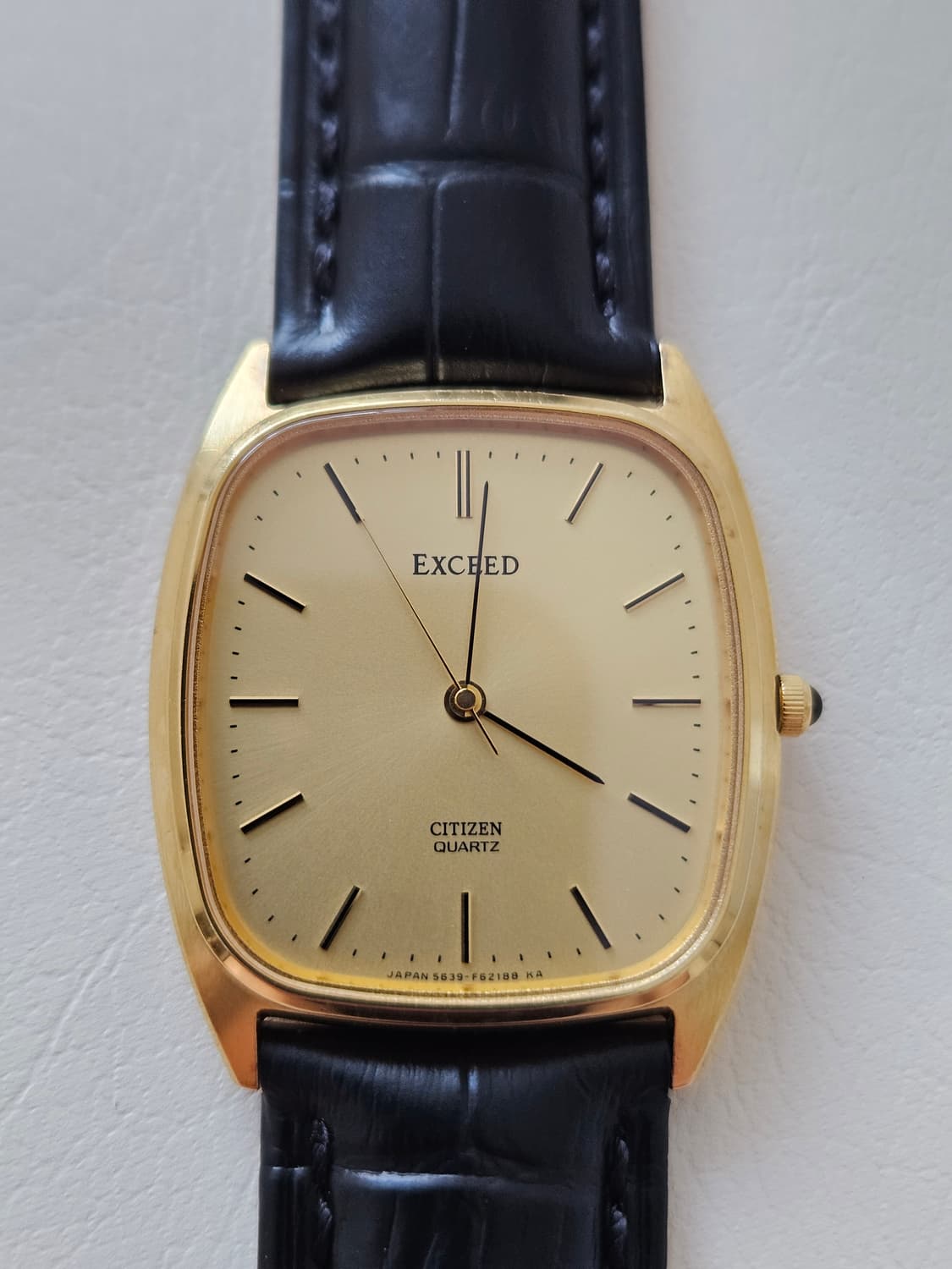 빈티지 시티즌 Exceed 금장 가죽 시계 상품이미지3