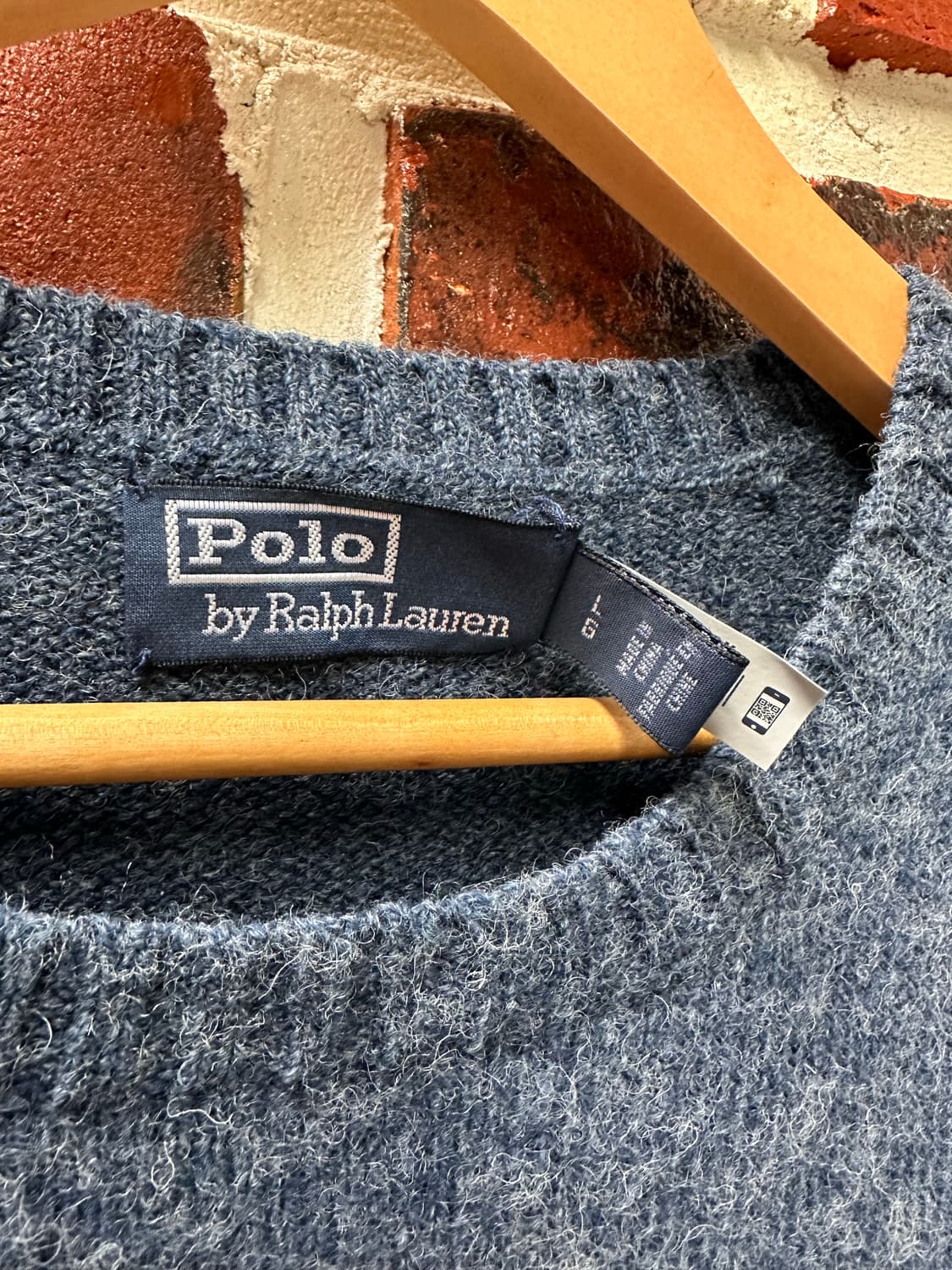 (L)폴로랄프로렌 말라드덕 스웨이드 패치 브러쉬 니트 상품이미지4