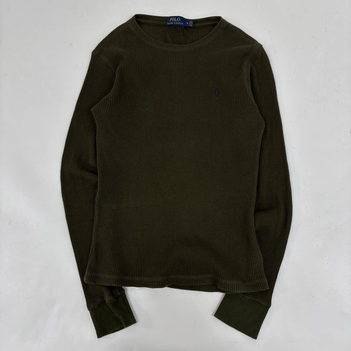 폴로 와플 롱슬리브 상품이미지3