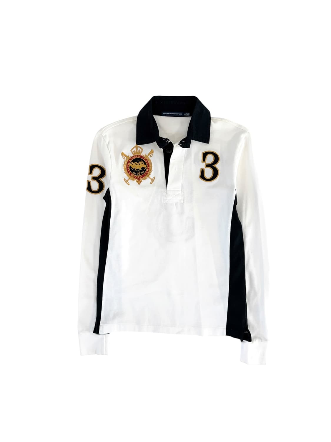 폴로 랄프로렌 스포츠 럭비 카라티 화이트 woman m 상품이미지1