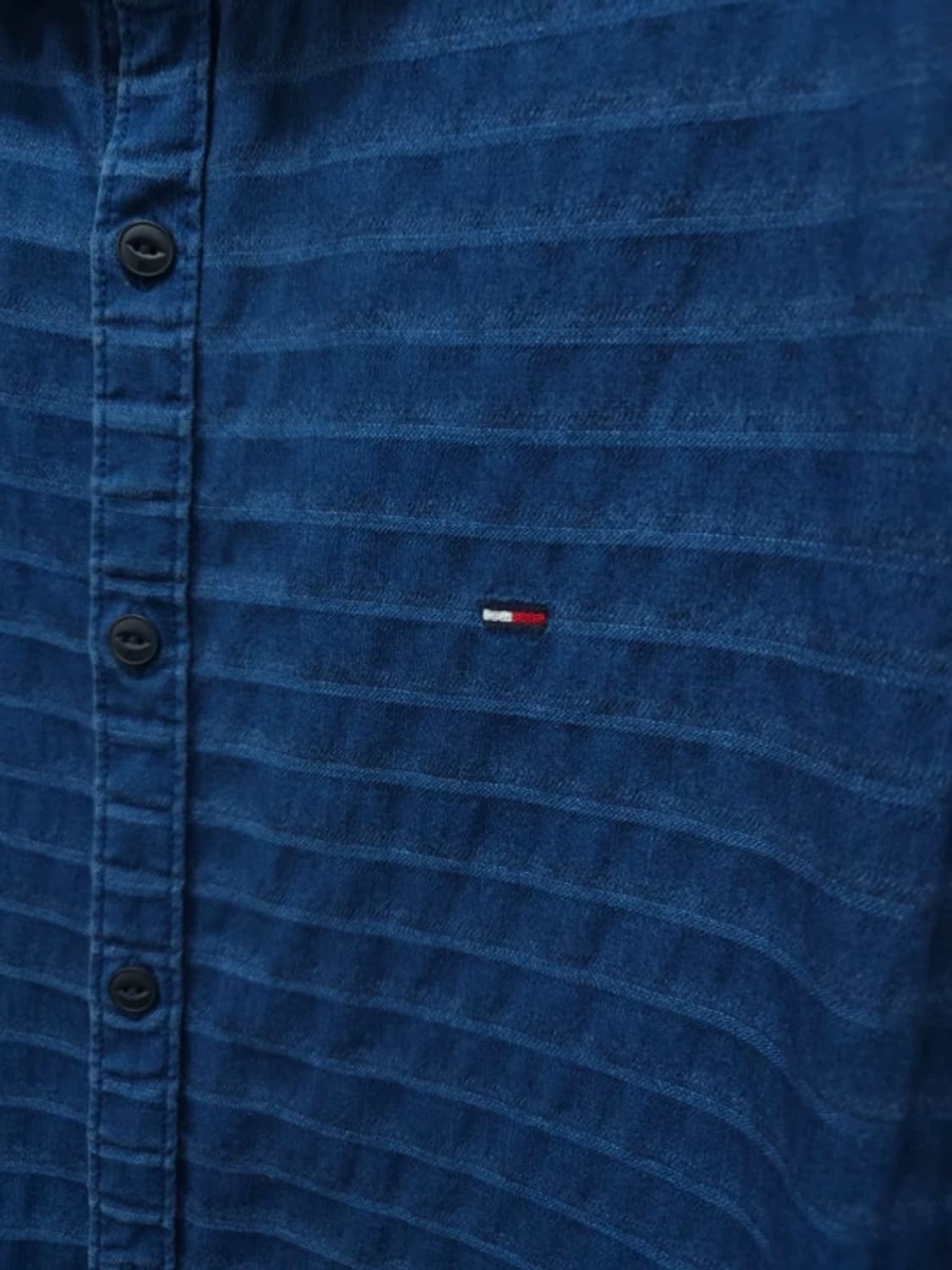 타미힐피거 샴브레이 진청 셔츠 (95) 상품이미지6