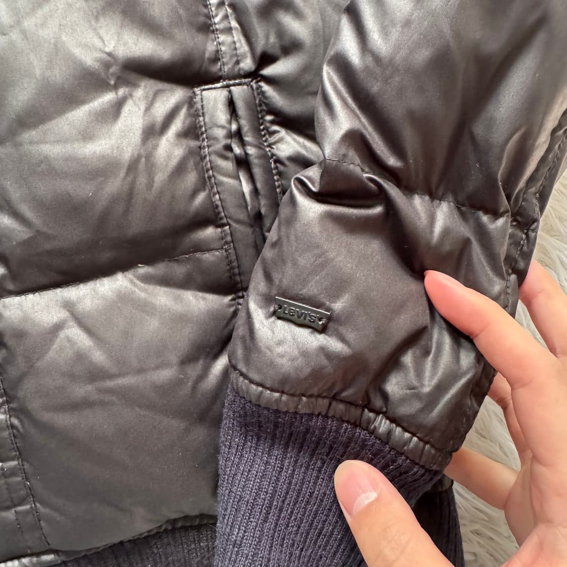 LEVIS 일본빈티지 숏 패딩 리바이스 빈티지패딩 리바이스숏패딩 s 90 상품이미지7