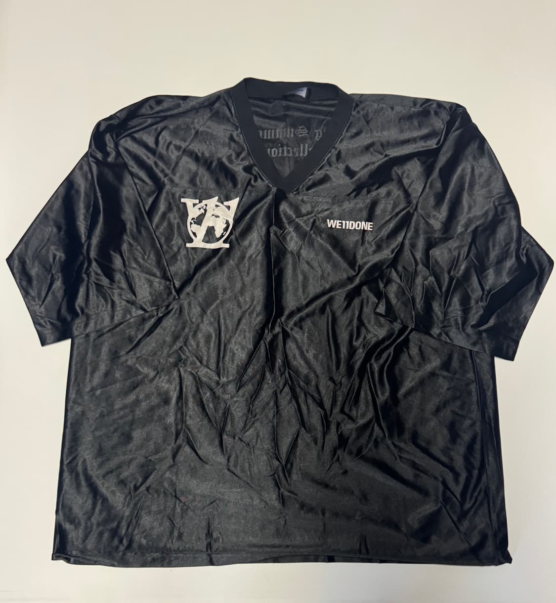 웰던 We11done 빅사이즈 코어 럭비 져지 반팔 티셔츠 2XL 상품이미지1