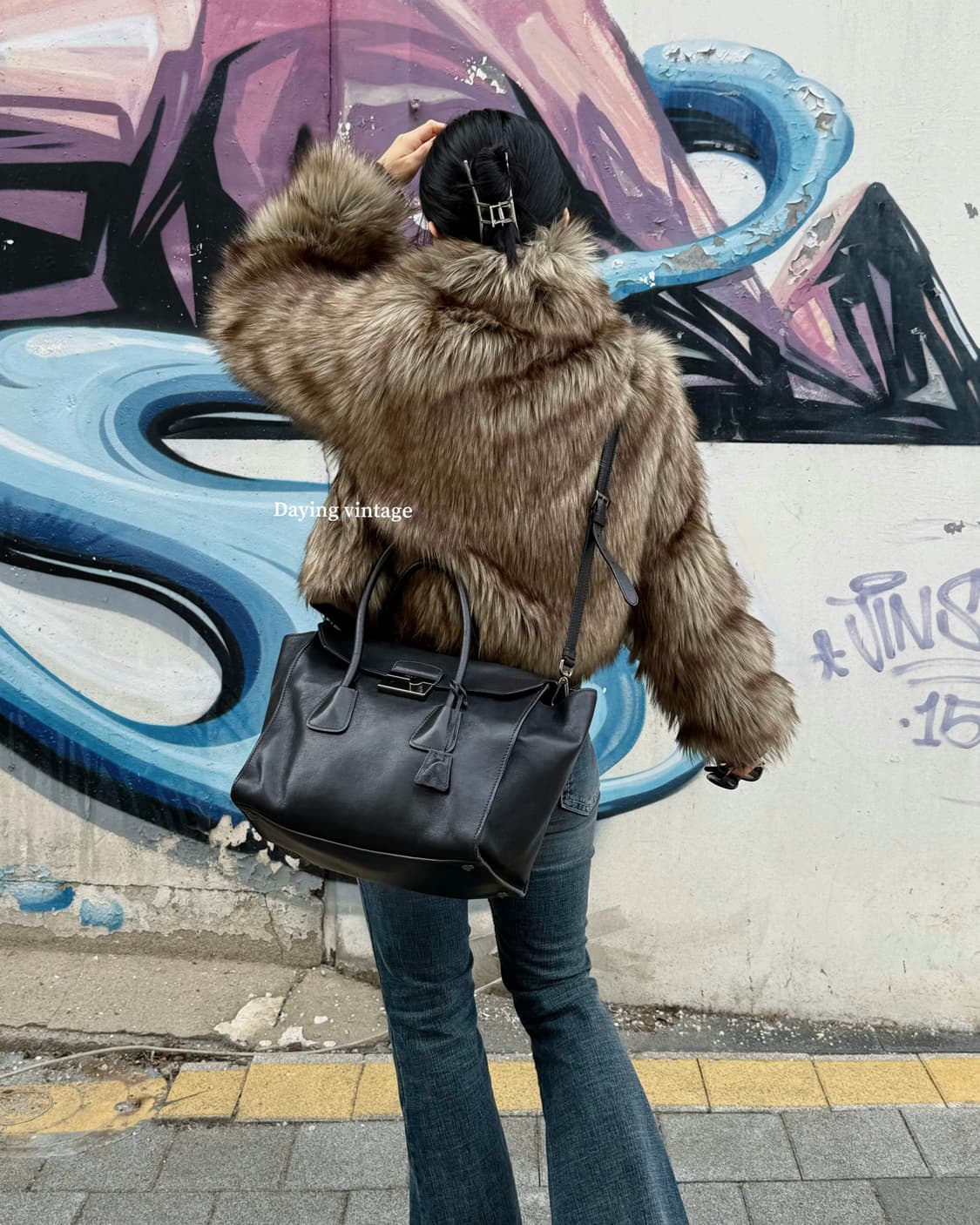 프라다 글라쎄 카프 스킨 2way백 상품이미지4