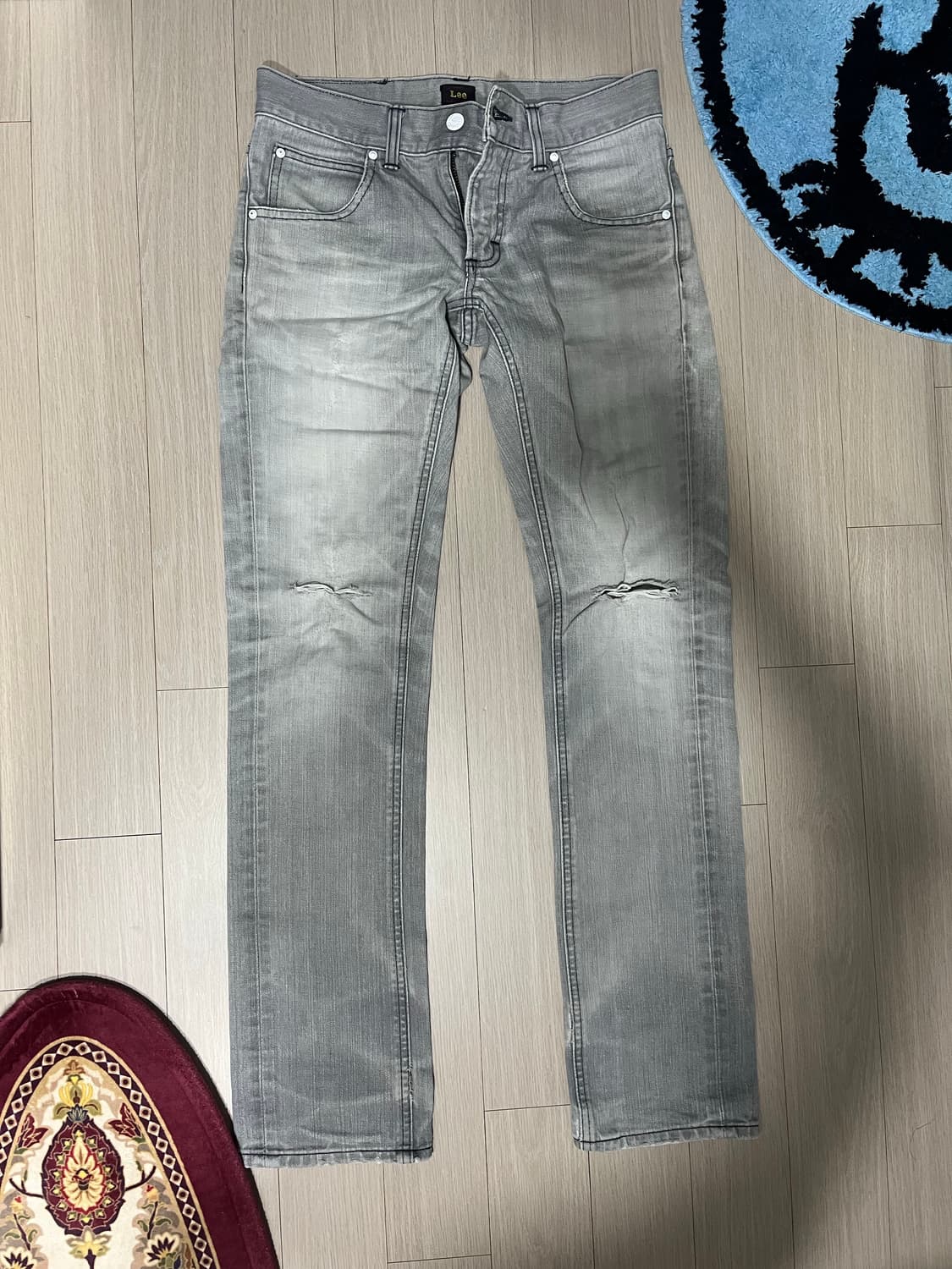 Lee 빈티지 라이트그레이 워싱 진 상품이미지1