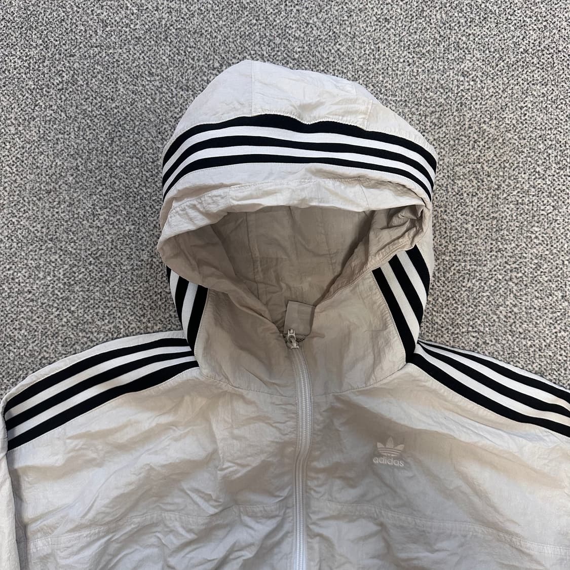 아디다스 삼선 바람막이 화이트 상품이미지2