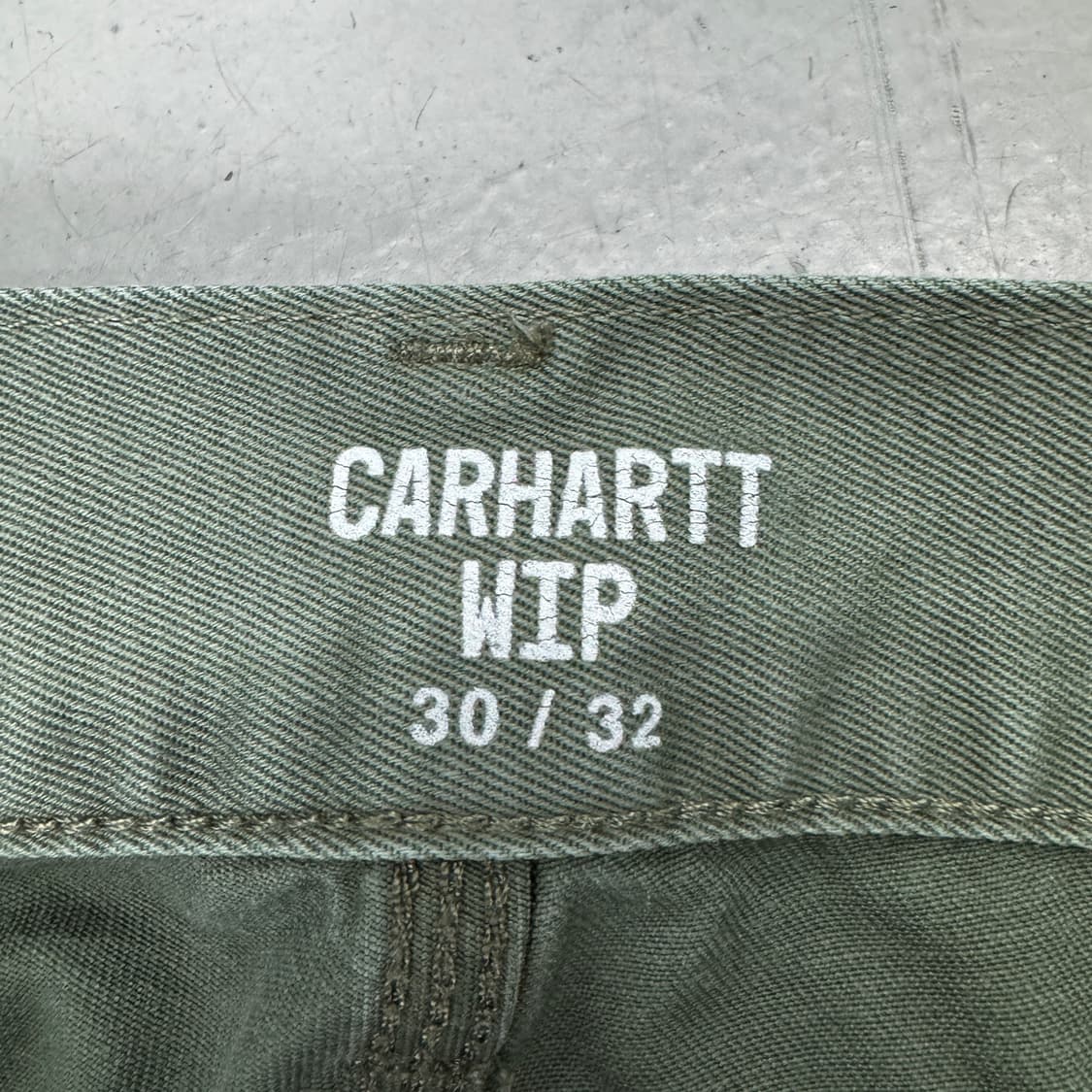 칼하트 WIP 모스그린 카펜터 워크팬츠 상품이미지7