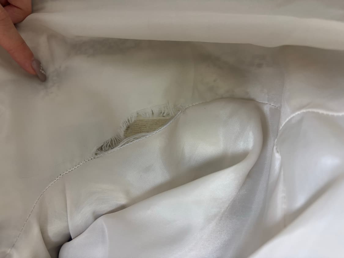 애즈온 아이보리 퍼자켓 상품이미지2