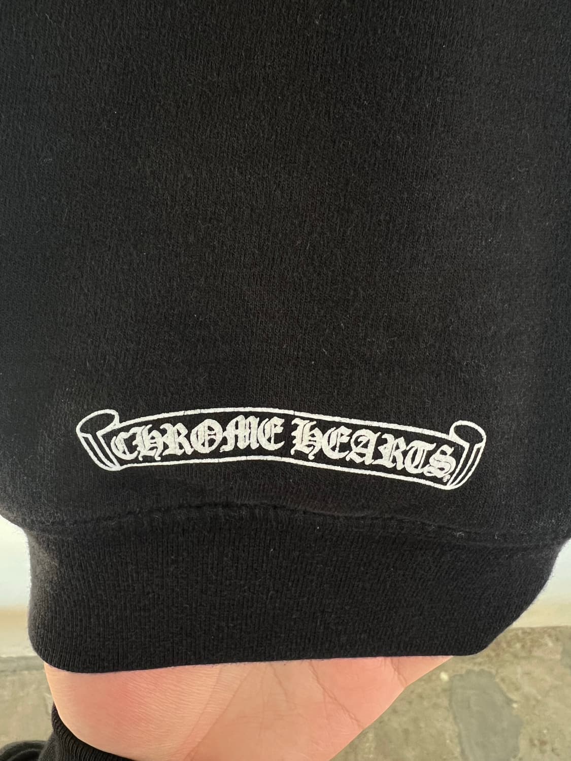 [L] 크롬하츠 홀스슈 플로랄 헤비웨이트 후드집업 상품이미지4