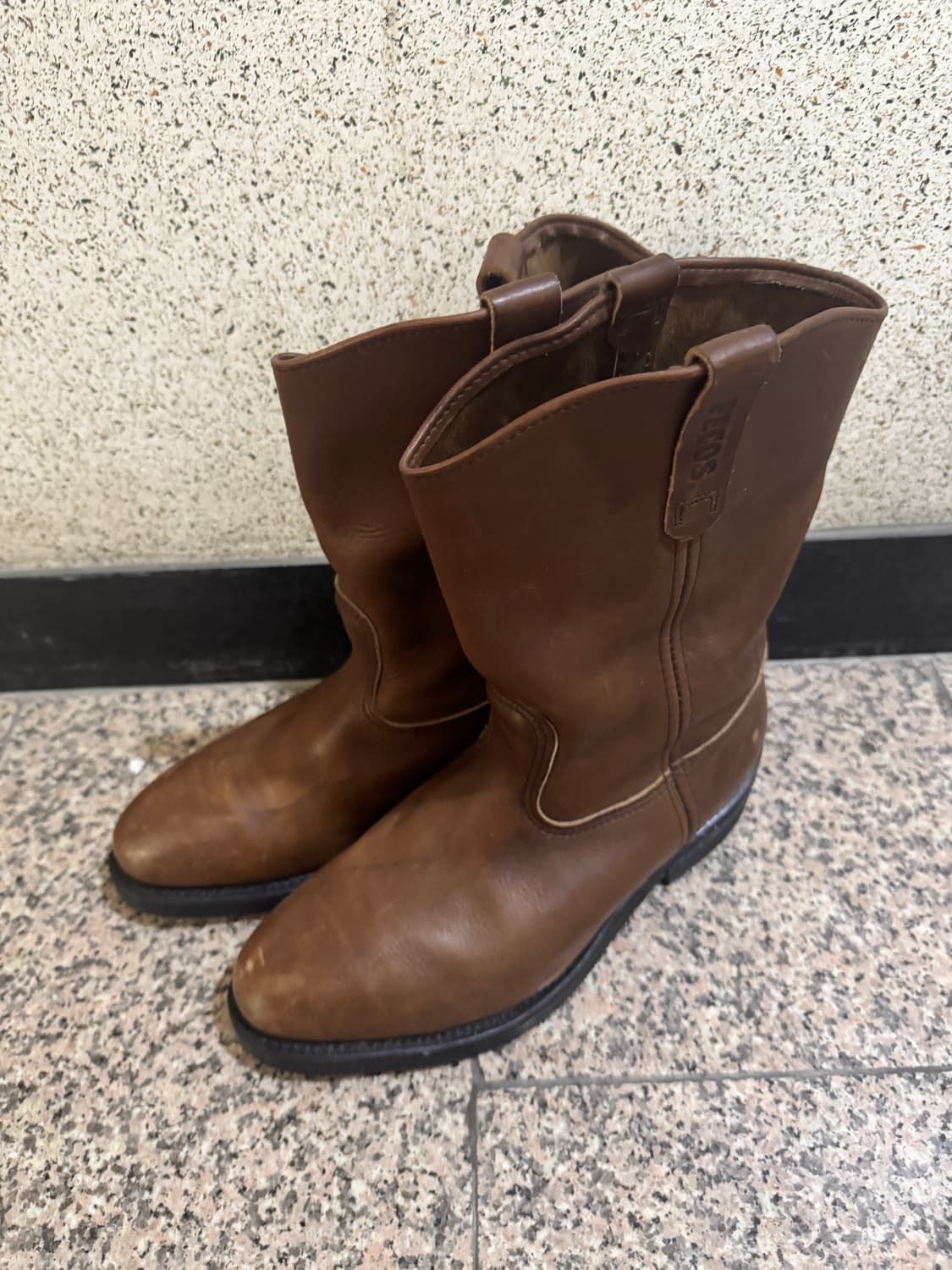 90‘s OG USA 레드읭 페코스 웨스턴 카우보이 부츠 상품이미지3