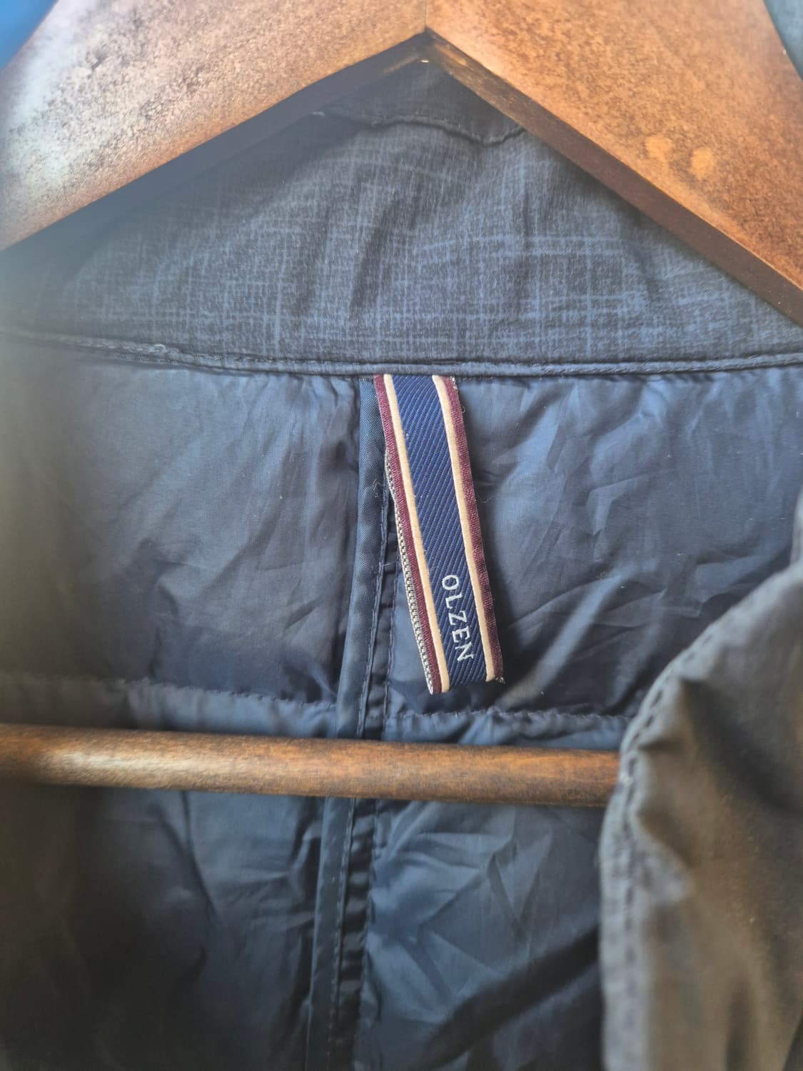 OLZEN 남성 네이비 패딩 코트 105 상품이미지2