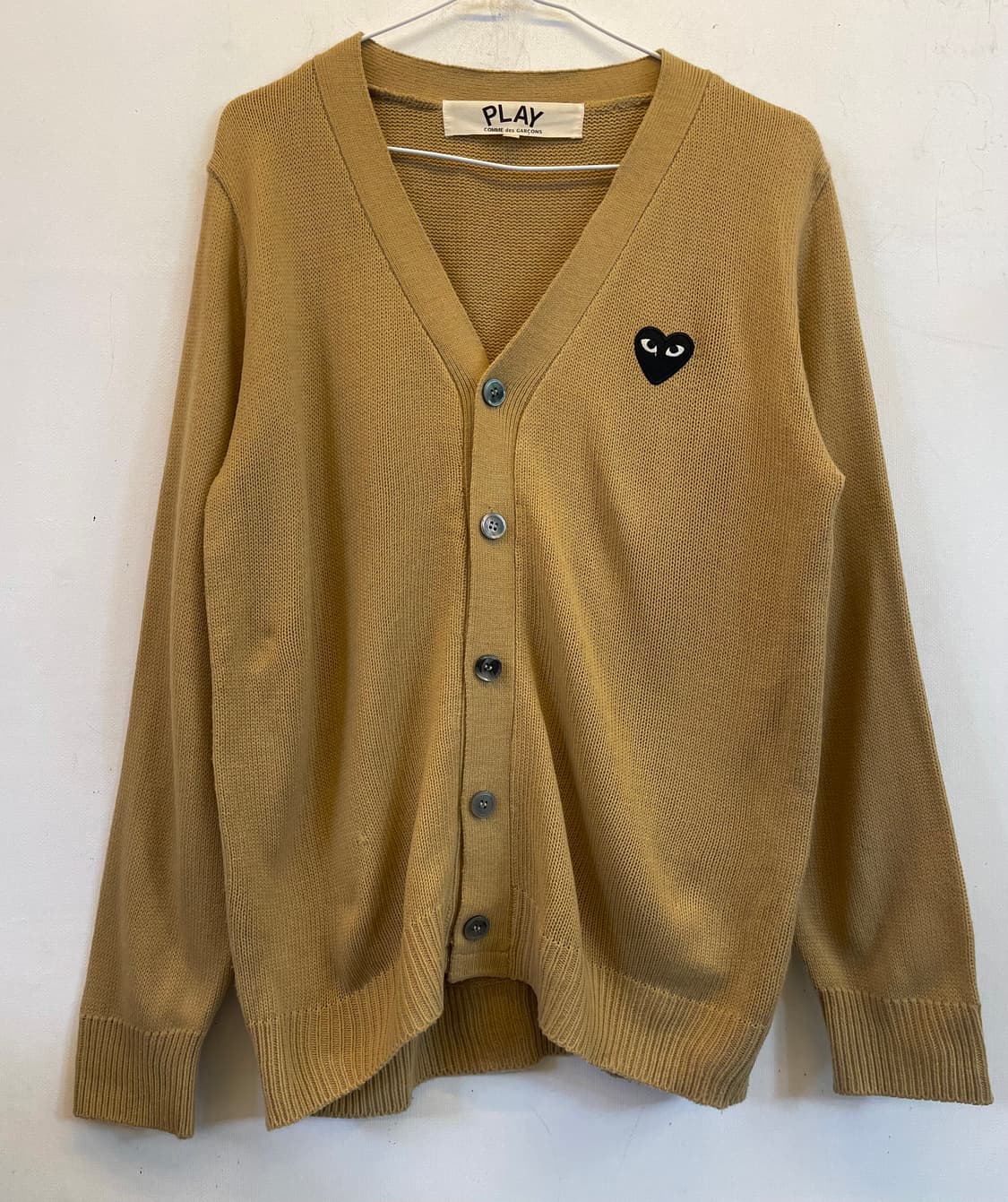 꼼데가르송 PLAY 가디건 베이지 M 상품이미지1