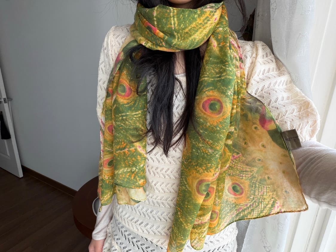 patterned scarf 상품이미지3