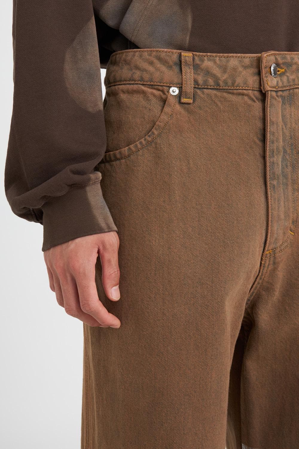 (급처) Wide leg jeans foil 32 상품이미지3